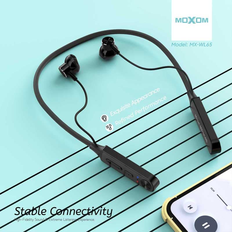 هندزفری گردنی موکسوم MoXoM MX-WL65 — تصویر ۴