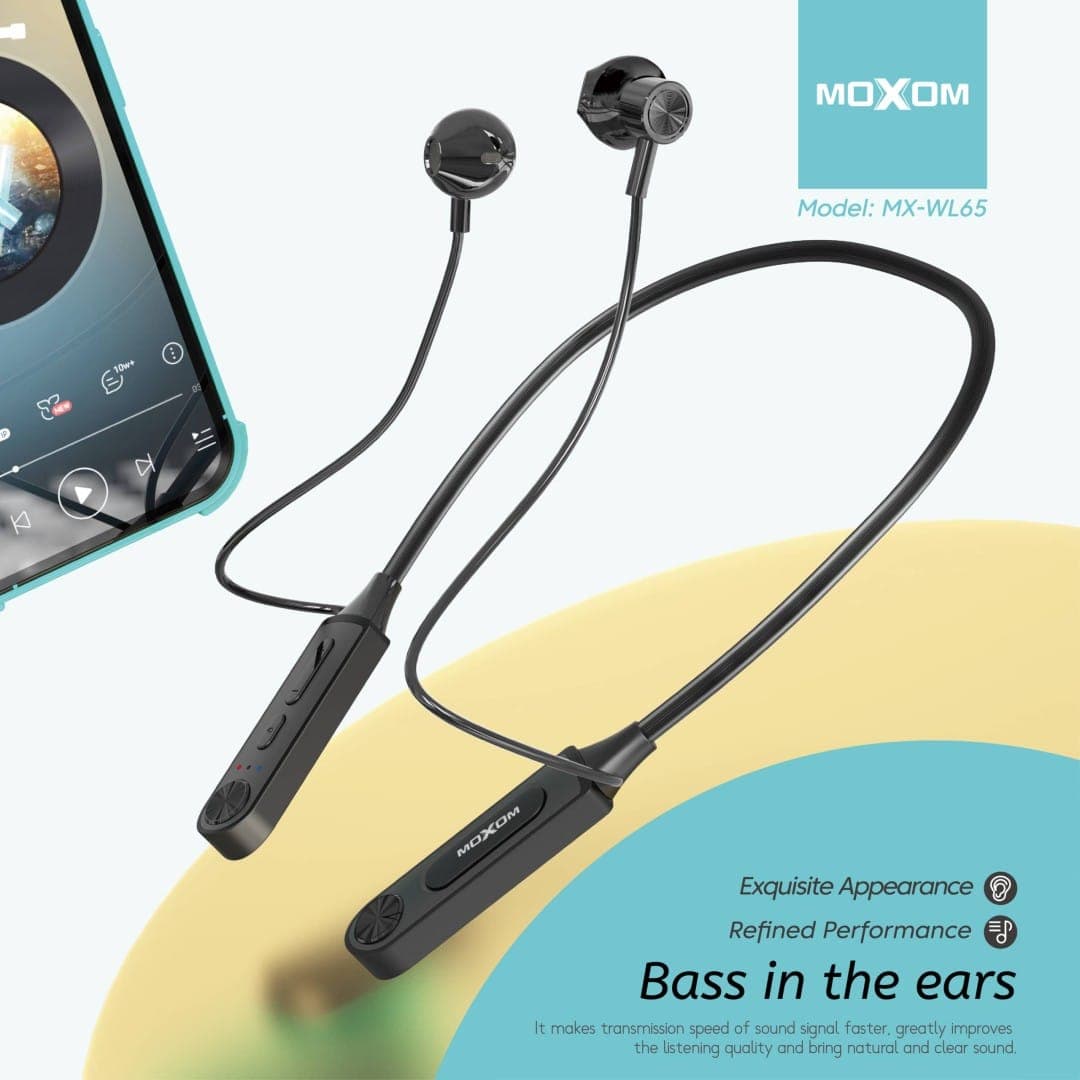 هندزفری گردنی موکسوم MoXoM MX-WL65 — تصویر ۷