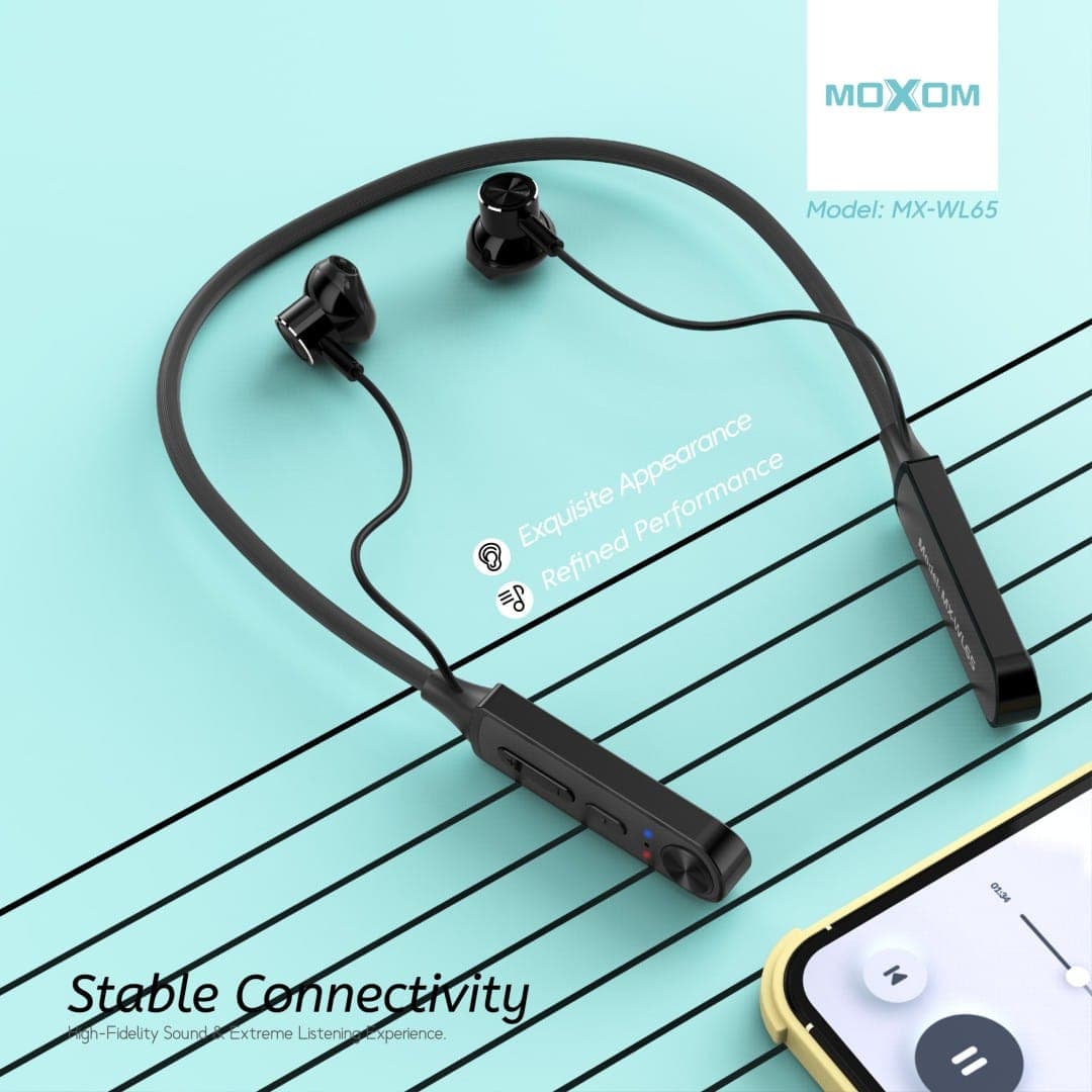 هندزفری گردنی موکسوم MoXoM MX-WL65 — تصویر ۵