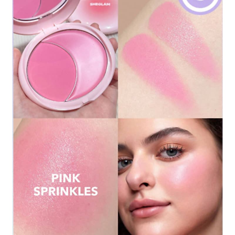 رژگونه دوقلو شیگلم رنگ Sheglam Peach Juice — تصویر ۹