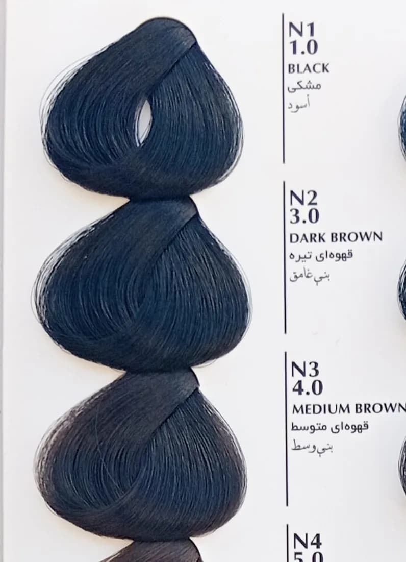 رنگ مو بلگا مشکی BELGA N1 — تصویر ۳