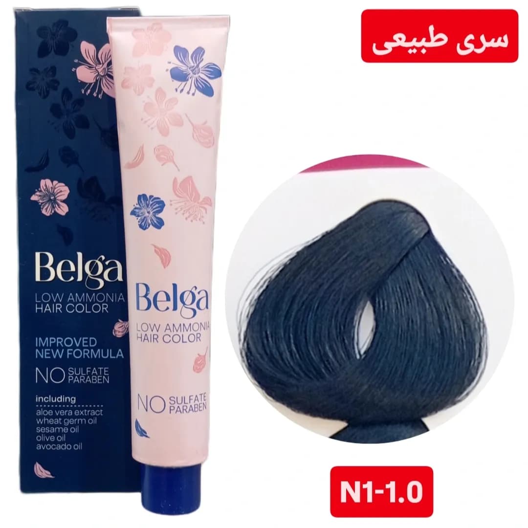 رنگ مو بلگا مشکی BELGA N1