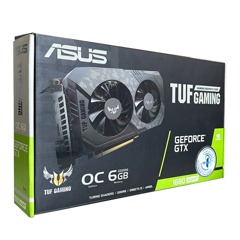 کارت گرافیک ASUS TUF GTX 1660 Super OC 6G GDDR6 استوک در حد نو — تصویر ۷