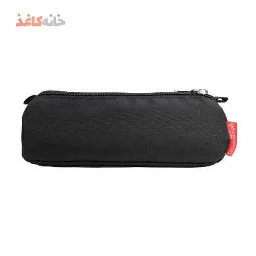 جامدادی 3 زیپ ارتو سیکلاس ساده طرح مشکی — تصویر ۳