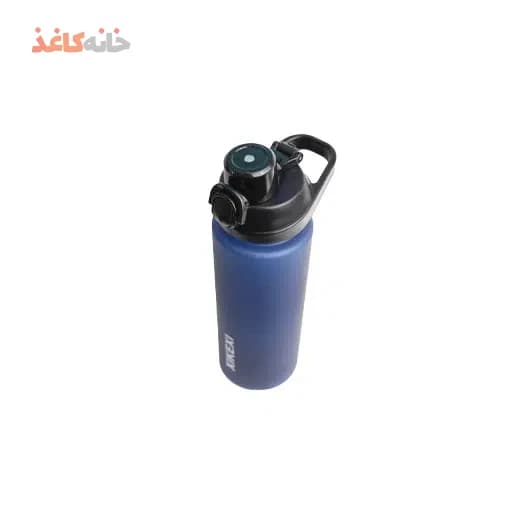 قمقمه اسپرت نی دار کد 8010 طرح سرمه ای — تصویر ۵