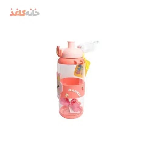 قمقمه دور سیلسکونی خارجی کد 8002 طرح خرگوش — تصویر ۳