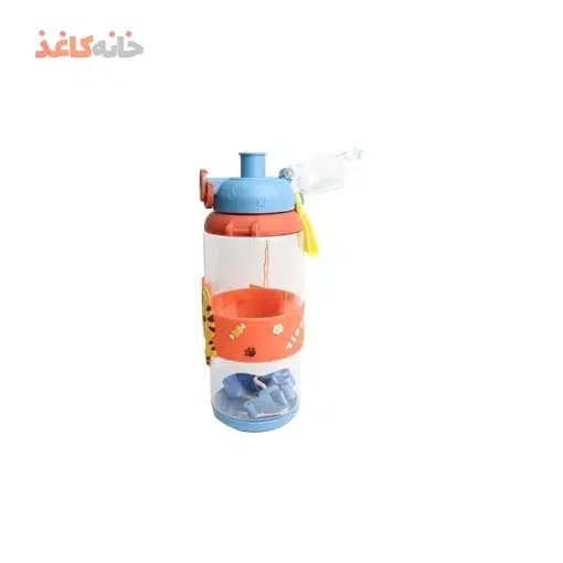 قمقمه دور سیلسکونی خارجی کد 8002 طرح ببر — تصویر ۳