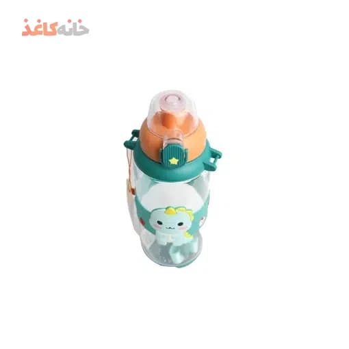 قمقمه دور سیلسکونی خارجی کد 8002 طرح جوجه دایناسور — تصویر ۵