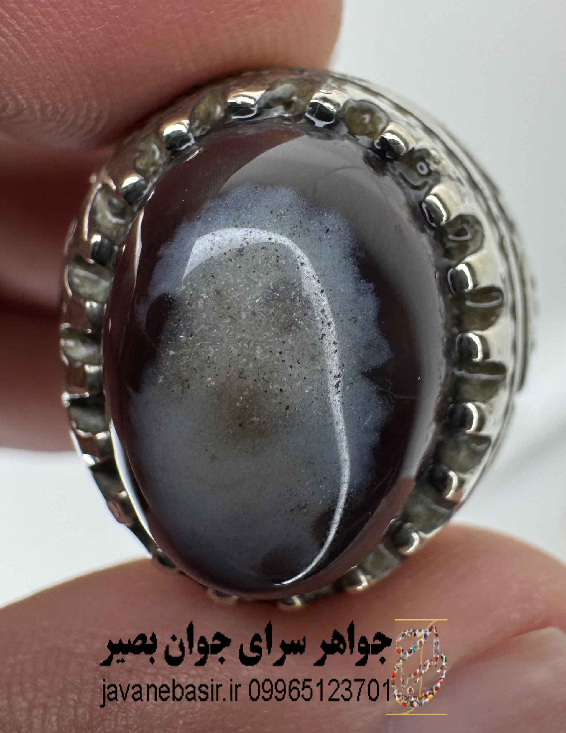 انگشتر مصور معدنی مدل رخ پنهان