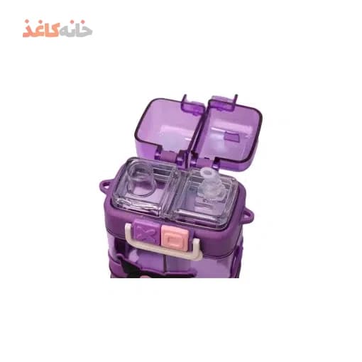 قمقمه دوحالته و دو مخزنه خارجی کد 8009 بنفش — تصویر ۳