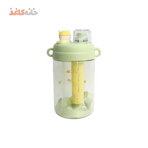 قمقمه دوحالته خارجی کد 8006 طرح گربه — تصویر ۴
