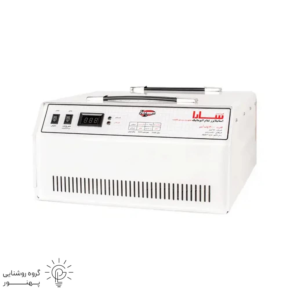 استابیلایزر تمام اتوماتیک ۱۲۰۰۰ ولت آمپر (قابل نصب در کنار کنتور برق) سارا کد35