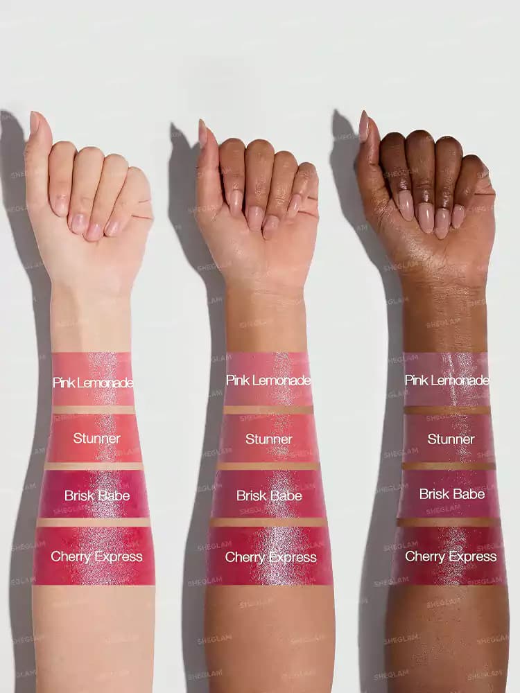 رژگونه استیکی شاین شیگلم Sheglam Glass Glow Blush Stick — تصویر ۳