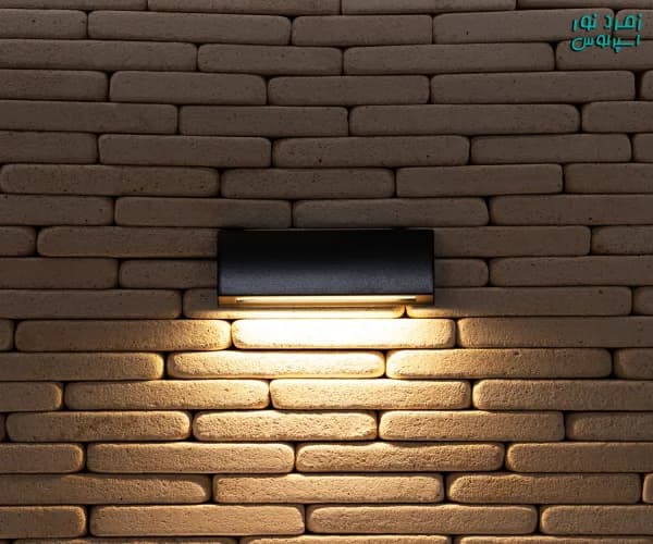 چراغ دیواری روكار (کنار پله ای روکار) مستطيل بزرگ ننول ZNE.W.167 کد 5145 — تصویر ۳