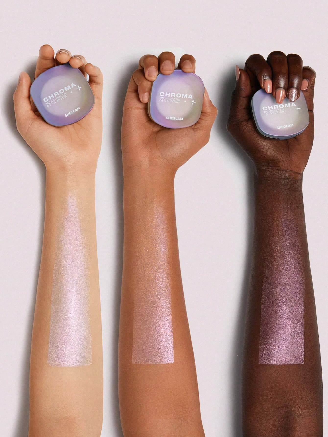هایلایتر مولتی کروم شیگلم مدل کروما زون Sheglam Chroma Zone Highlighter — تصویر ۳