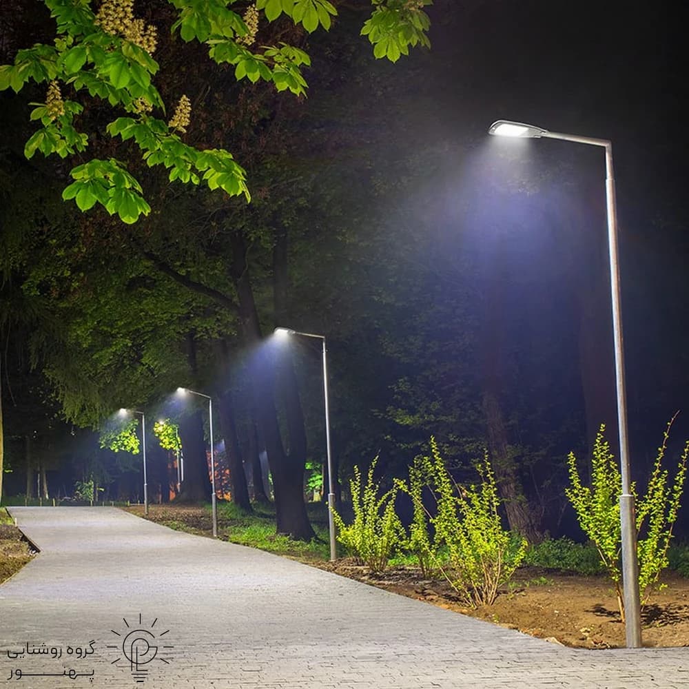 چراغ خیابانی (معابری) مازی نور مدل هالی M318EULED کد6709 — تصویر ۴