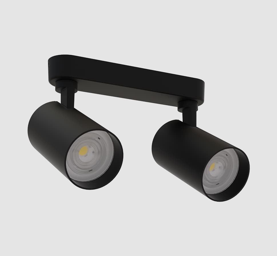 چراغ روكار دو قلو COB (35W_60W) مدل هانی مازی نور OPTIMAX