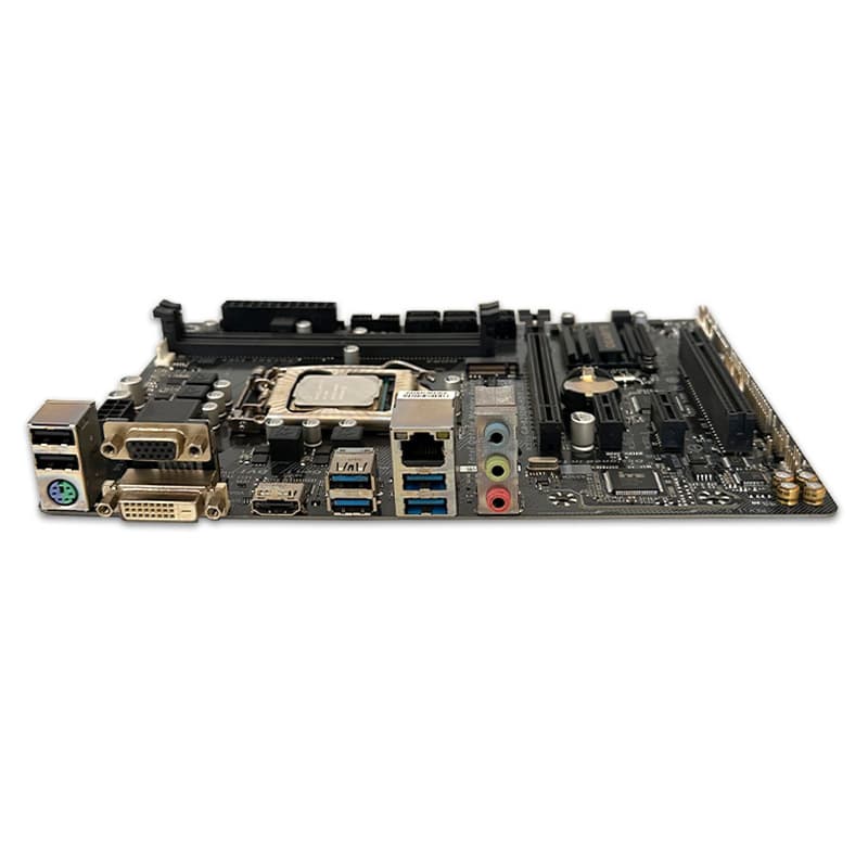 باندل مادربرد GIGABYTE B250M-HD3 + CORE i5 7400 استوک در حد نو — تصویر ۴