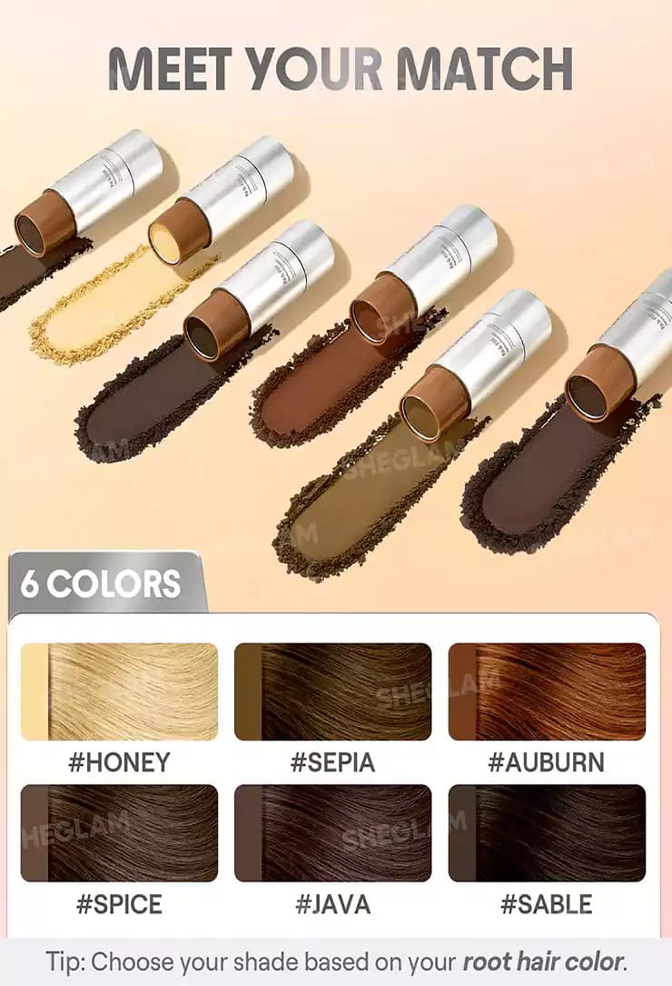 پودر پرپشت‌ کننده مو شیگلم Sheglam Fix & Fill Hairline Powder — تصویر ۲