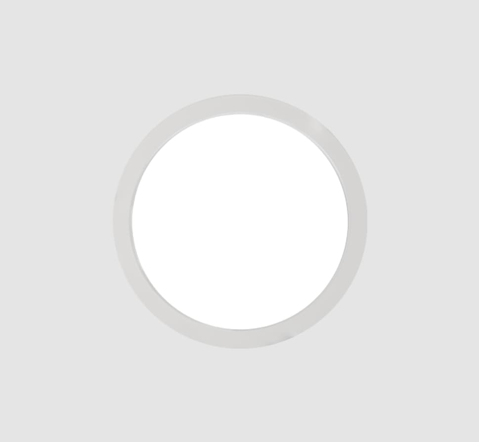 چراغ توكار (دانلایت) گرد اریانا مازی نور با ديفيوزر سفيد ساتن مدل M586ED2LED