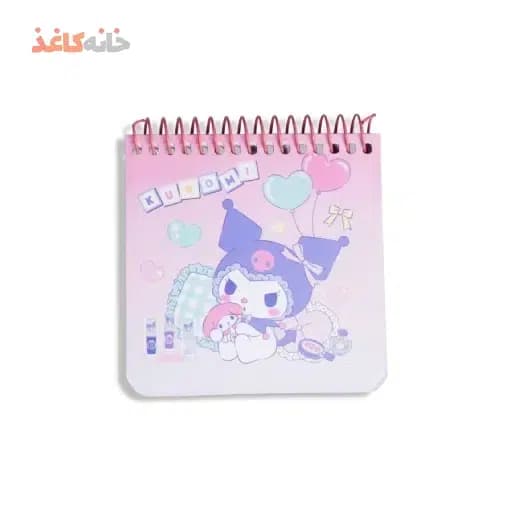 یادداشت10*10 کرومی سویل کد233 طرح کرومی و بادکنک قلبی