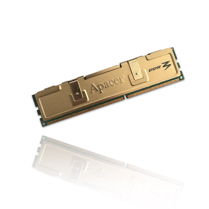 رم اپیسر APACER 4GB DDR3 1333Mhz Gold Heatsink استوک