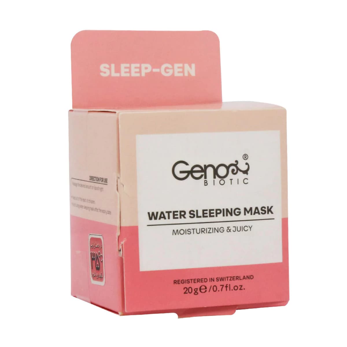 ماسک خواب شب لب ژنوبایوتیک _ Geno Biotic Water Sleeping Mask 20 g _ ژنوبایوتیک