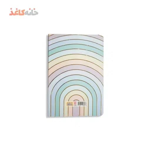 دفتر50برگ ته چسب پاستلی طلاکوب سویل طرح بازی رنگ — تصویر ۳
