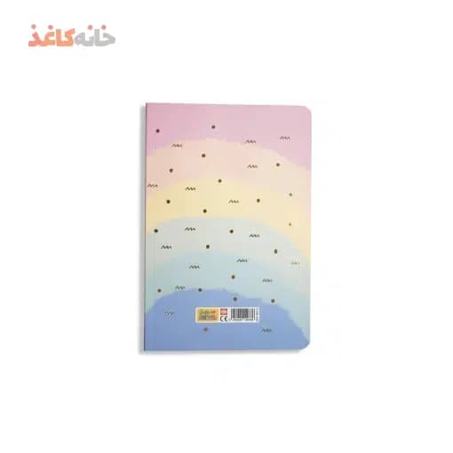 دفتر50برگ ته چسب پاستلی طلاکوب سویل طرح Smile — تصویر ۳