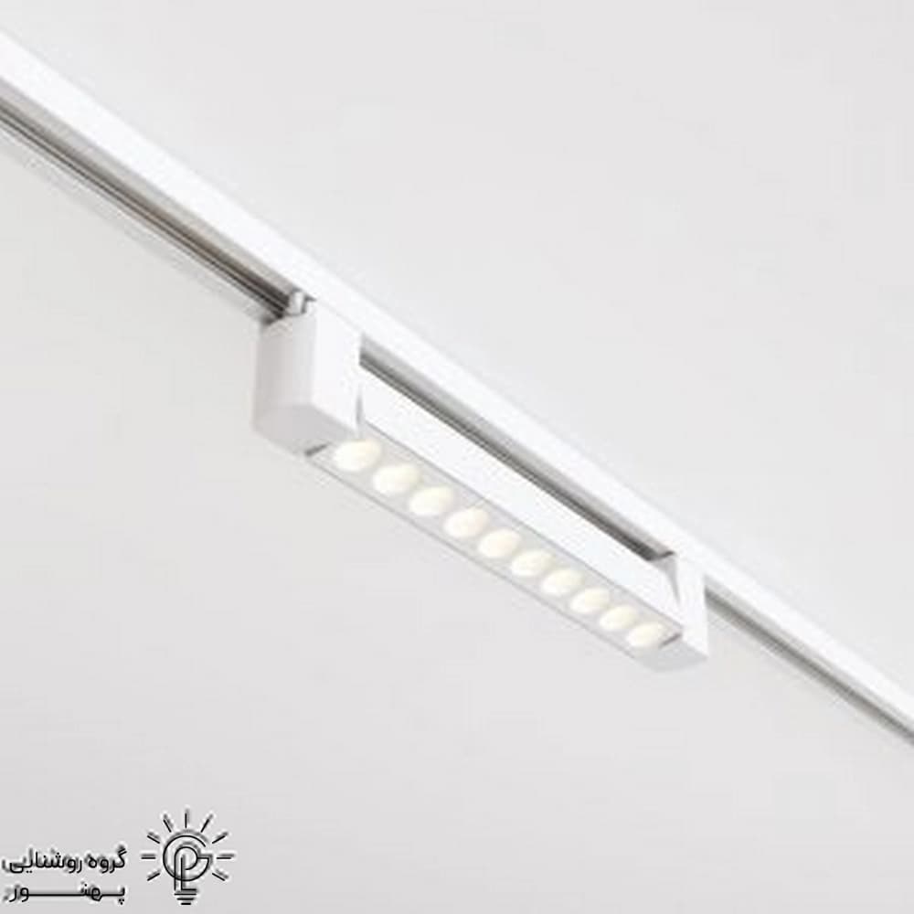 چراغ ریلی طرح مگنتی خطی موضعی 20 وات LED متحرک کد703 — تصویر ۲