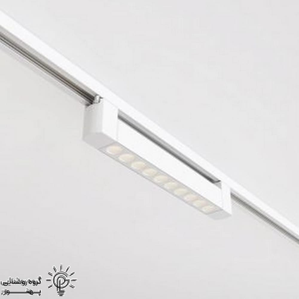 چراغ ریلی طرح مگنتی خطی موضعی 20 وات LED متحرک کد703 — تصویر ۷