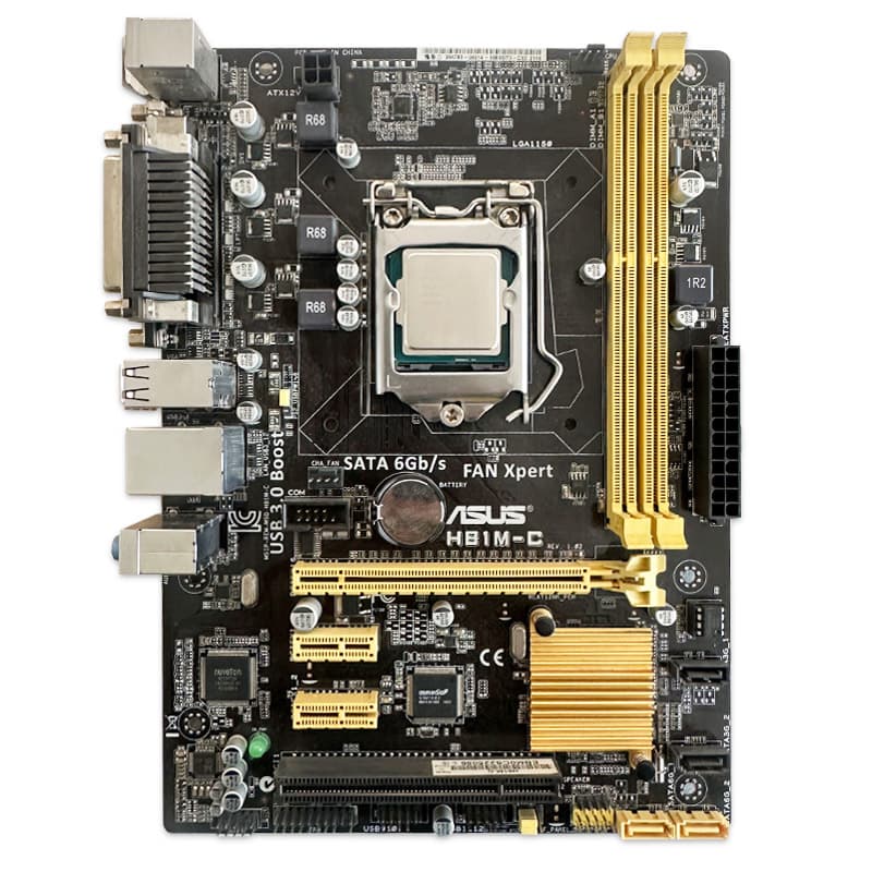 باندل مادربرد ASUS H81M-C + Pentium G3240 استوک
