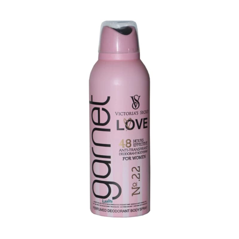 اسپری خوشبو کننده بدن زنانه گارنت مدل Victoria’s Secret Love — تصویر ۲