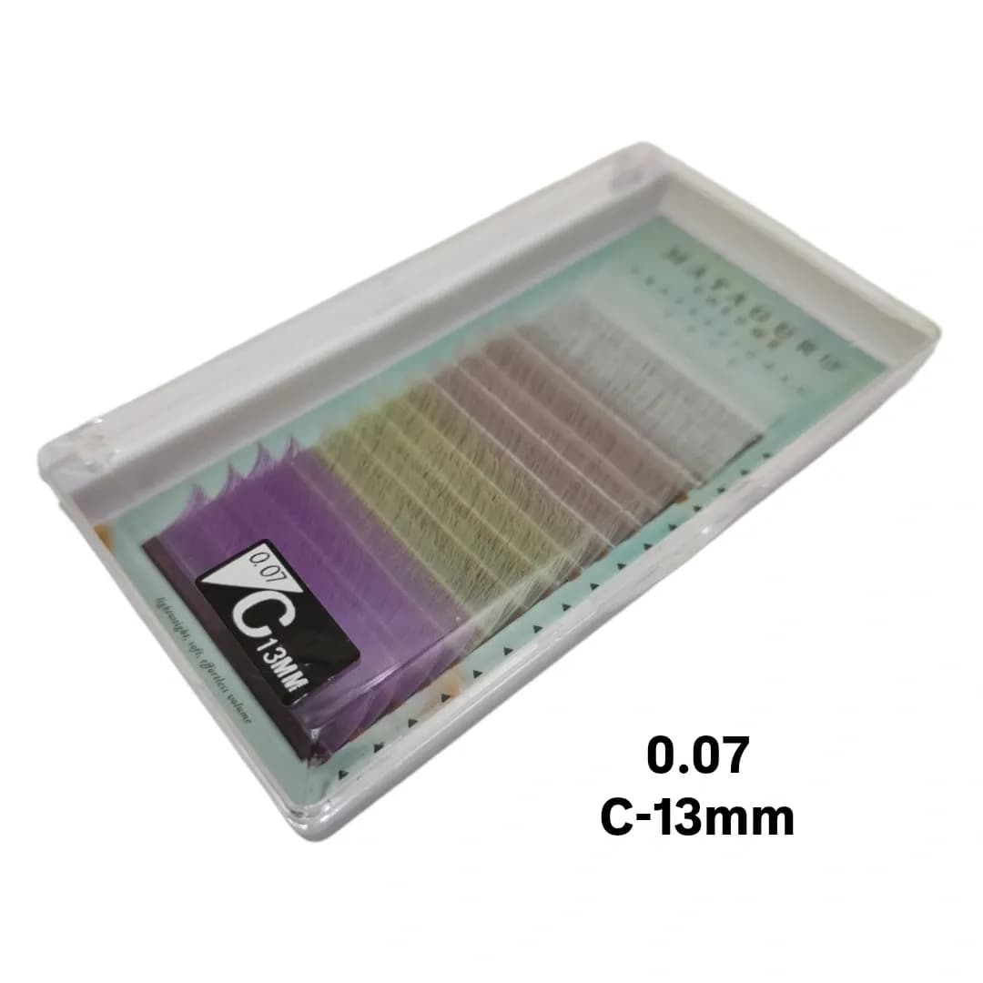 پالت مژه رنگی پرولش 0.07 PROLASH C-13mm