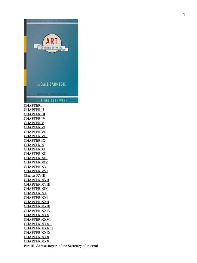 کتاب هنر سخنوری اثر دیل کارنگی نسخه PDF انگلیسی — تصویر ۲