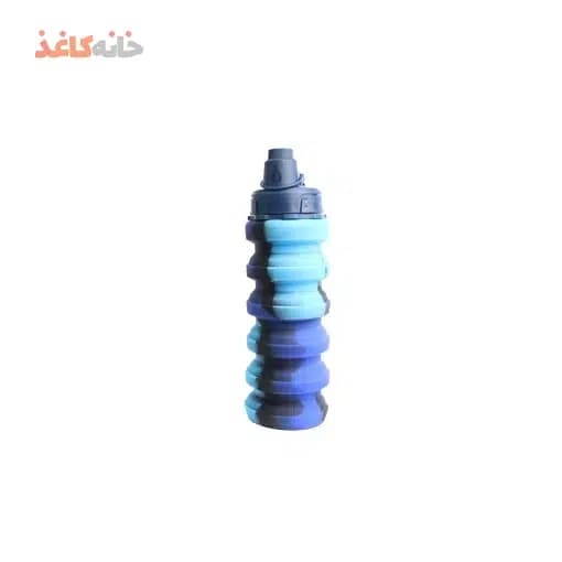 قمقمه سیلیکونی تاشو طرح سرمه ای — تصویر ۴