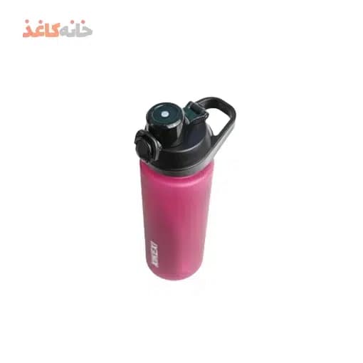 قمقمه اسپرت نی دار کد 8010 طرح صورتی — تصویر ۲