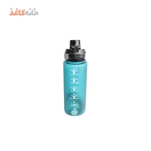 قمقمه اسپرت نی دار کد 8010 طرح ابی — تصویر ۵