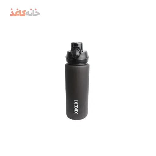 قمقمه اسپرت نی دار کد 8010 طرح مشکی