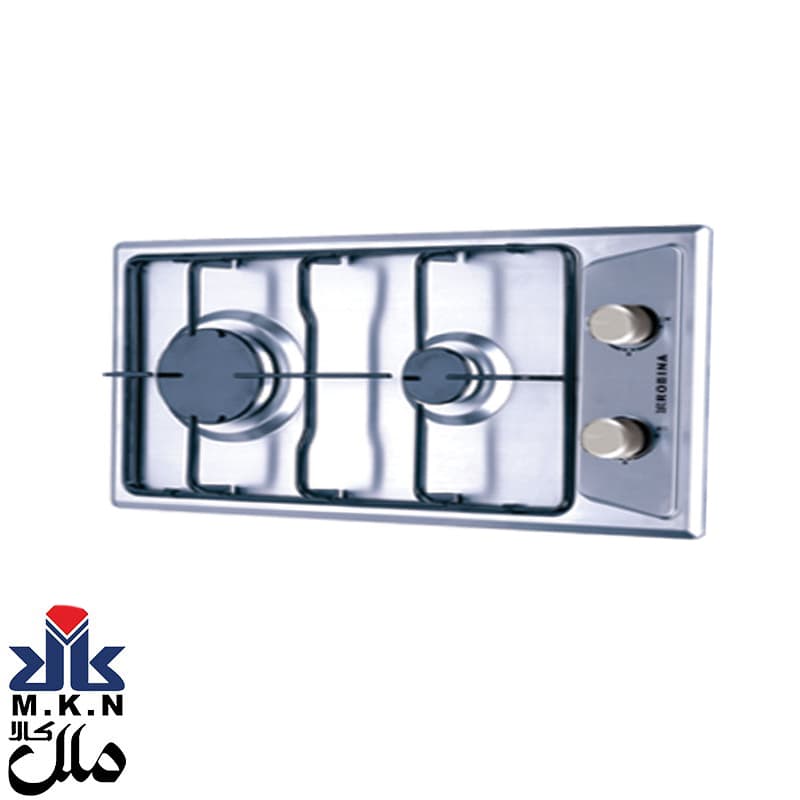 اجاق گاز رومیزی صفحه ای استیل روبینا 2 شعله مدل 402S
