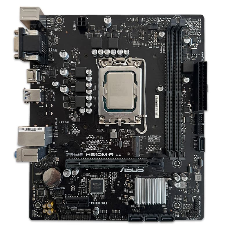 باندل مادربرد ASUS PRIME H610M-R DDR5 + i5 12400F آکبند گارانتی تا 1406/07