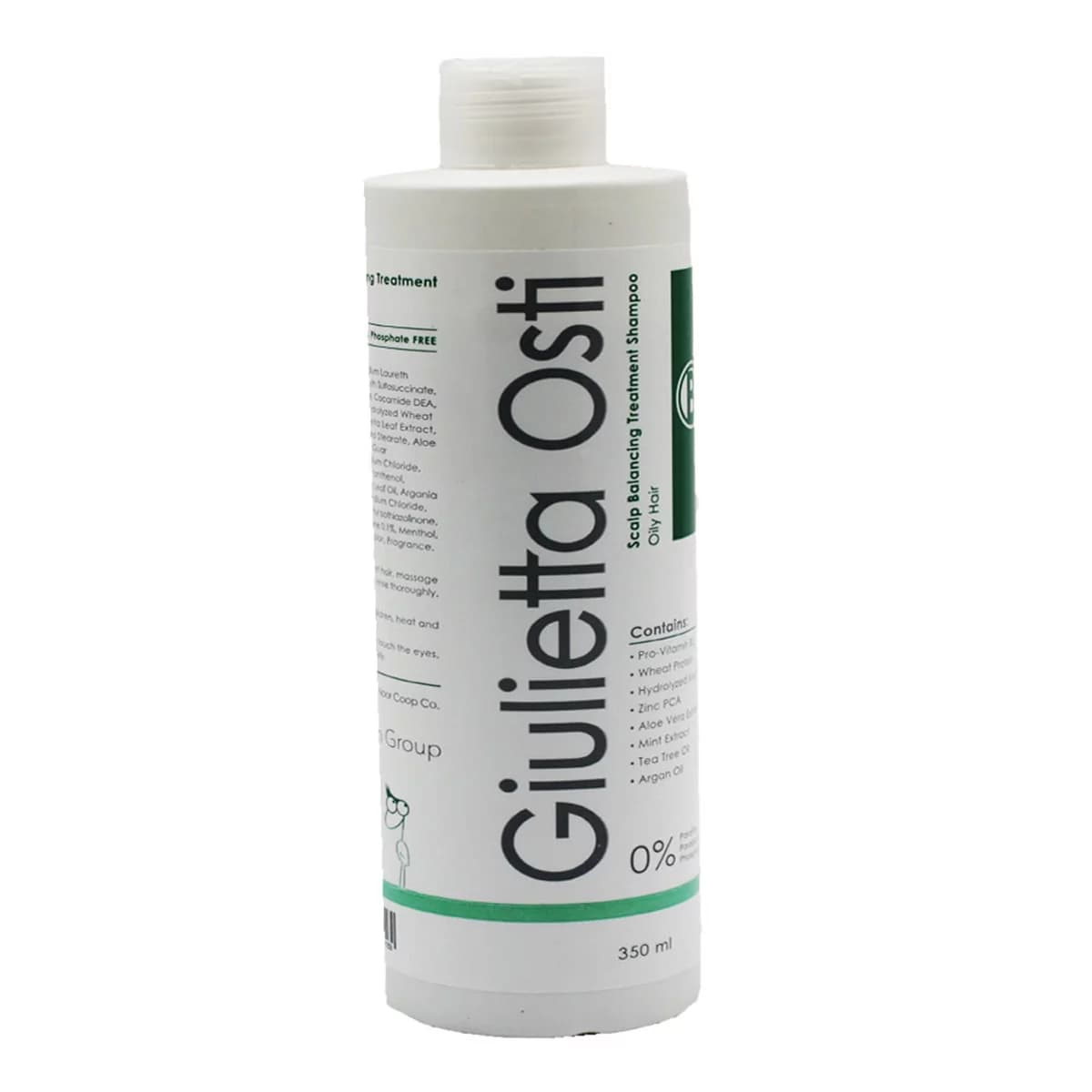 شامپو B5 کنترل کننده چربی پوست سر جولیتا اُستی ـ Giulietta Osti Wheat protein Hair Shampoo 350 mlـ جولیتا استی — تصویر ۲