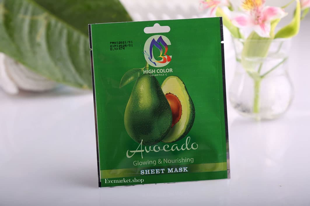 ماسک ورقه ای آووکادو های کالر High Color