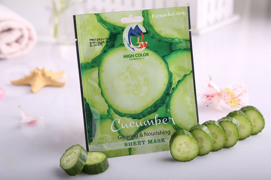 ماسک ورقه ای خیار های کالر High Color