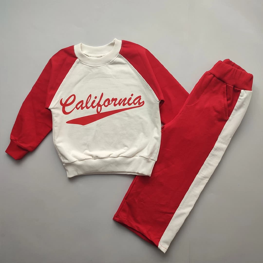 بلوز شلوار کارگو پسرانه دخترانه California — تصویر ۸