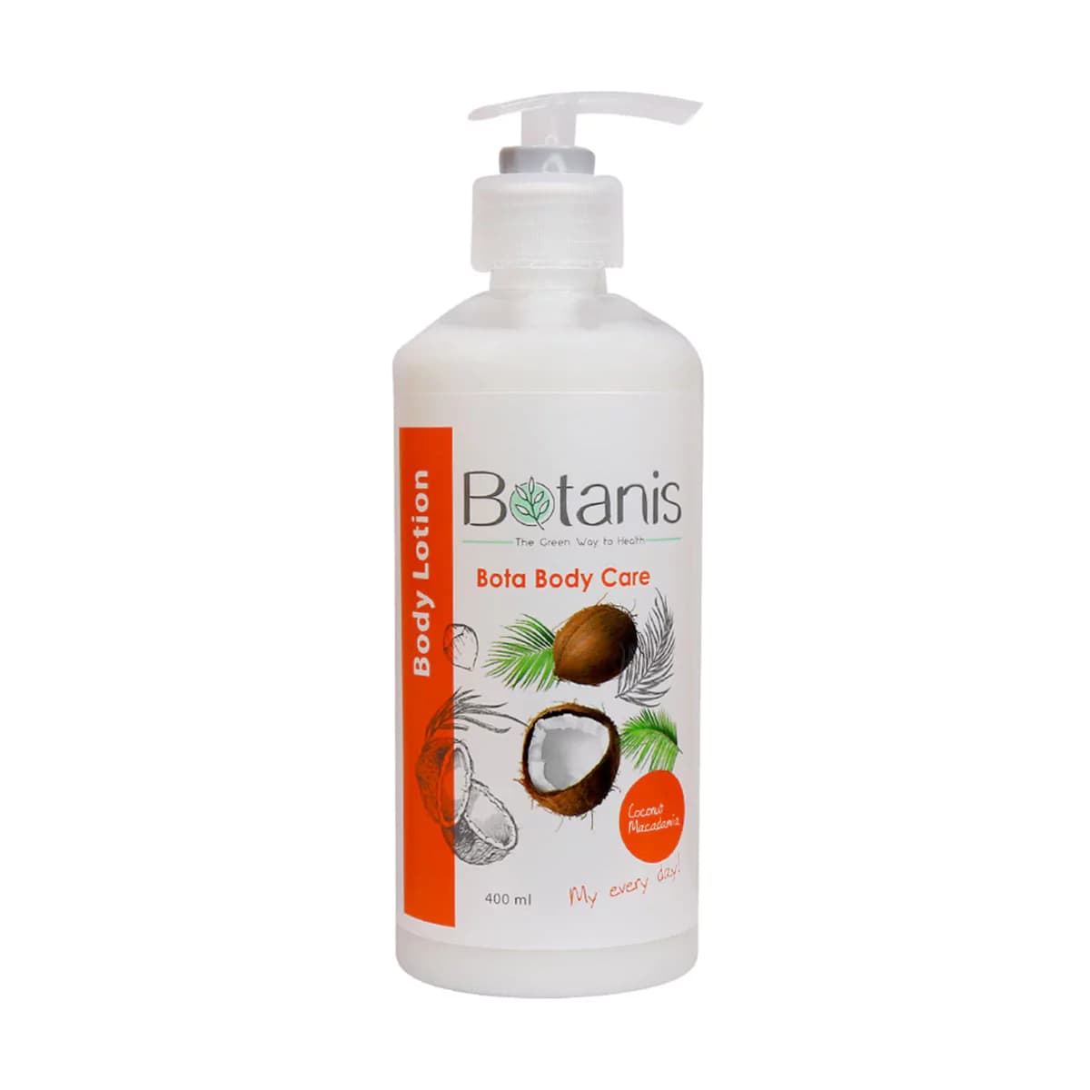 لوسیون بدن نارگیل و ماکادمیا بوتانیس 400 میلی لیترـ Botanis Coconut And Macadamia Body Lotionـ بوتانیس — تصویر ۲