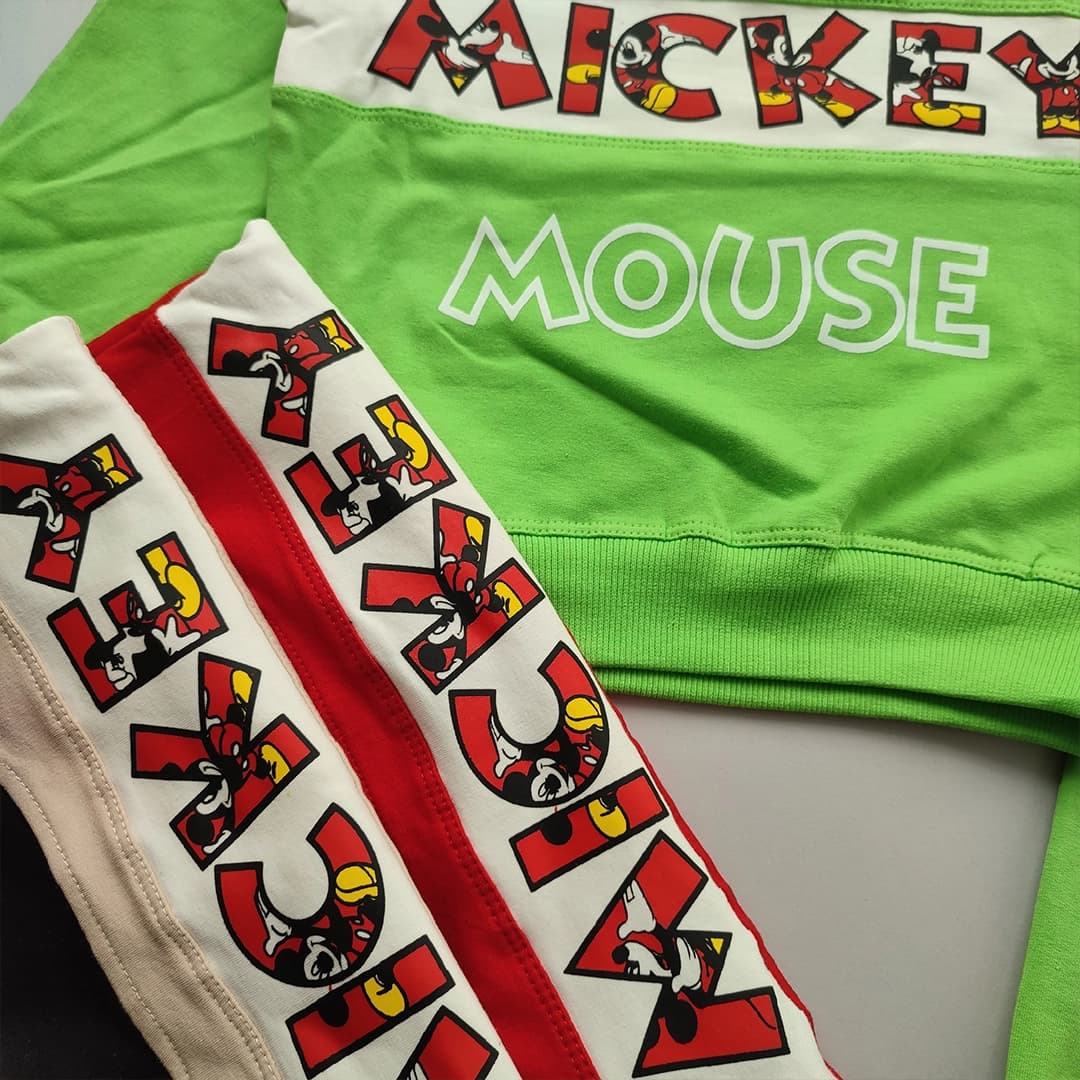 بلوز شلوار پسرانه دخترانه میکی موس Mickey Mouse — تصویر ۸