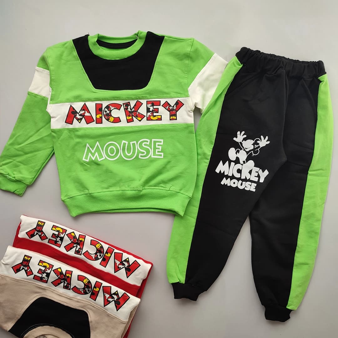 بلوز شلوار پسرانه دخترانه میکی موس Mickey Mouse — تصویر ۲