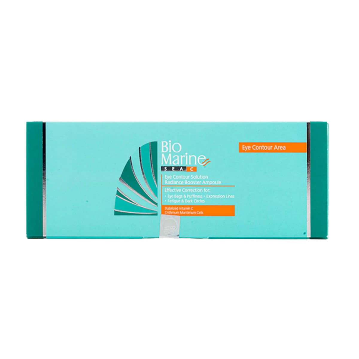 پک محلول ضد چروک و روشن کننده دور چشم بایومارین 10 عدد _ Bio Marine Eye Contour Solution _ بایومارین
