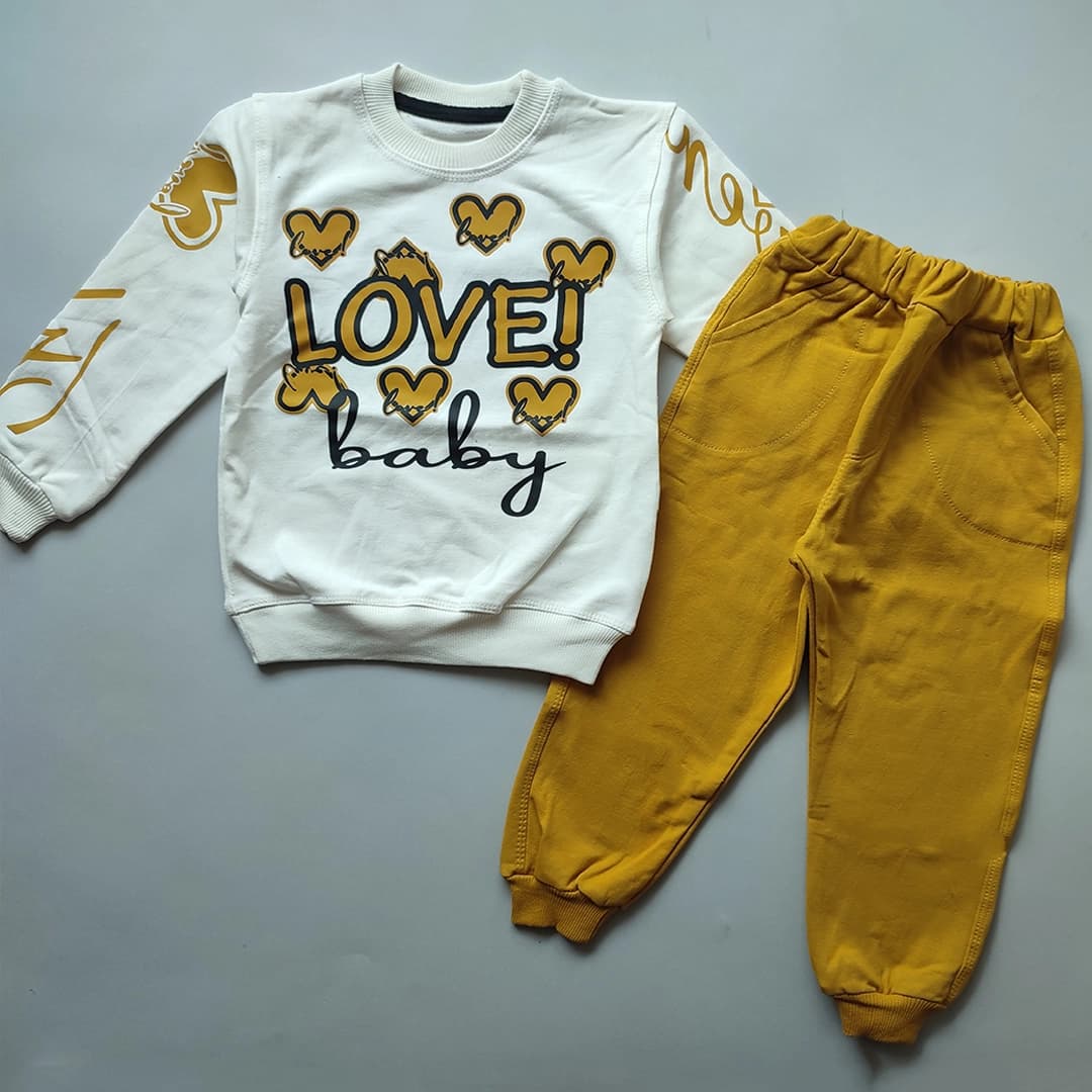 بلوز شلوار دخترانه مدل love baby — تصویر ۷